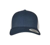Flexfit Gorra de béisbol Unisex Opaca, Azul Marino/Plateado, Talla única
