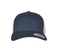 Flexfit Gorra de béisbol Unisex Opaca, Azul Marino/Plateado, Talla única