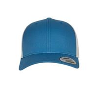 Flexfit Camión Retro de 2 Tonos Gorra de béisbol, Azul y Plateado, Talla única Unisex Adulto