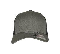 Flexfit Gorra de béisbol Unisex unipanel, Gorra Ajustada para Hombres y Mujeres en 2 Colores, Tallas S/M y L/XL, Oliva/Negro, L-XL