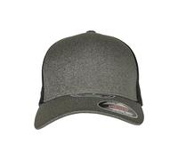 Flexfit Gorra de béisbol Unisex unipanel, Gorra Ajustada para Hombres y Mujeres en 2 Colores, Tallas S/M y L/XL, Oliva/Negro, S/M