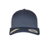 Flexfit Gorra de béisbol unisex YP Classics, reciclada, retro, 2 tonos, azul marino/blanco, talla única