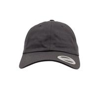 Flexfit Gorra de béisbol Yupoong algodón Unisex para Hombre y Mujer, no rígida con Cierre de latón, Unisex, 6245CM, Gris Oscuro, Talla única