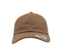 Flexfit Gorra de béisbol Yupoong algodón Unisex para Hombre y Mujer, no rígida con Cierre de latón, Unisex, 6245CM, marrón, Talla única