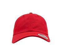 Flexfit Gorra de béisbol Yupoong algodón Unisex para Hombre y Mujer, no rígida con Cierre de latón, Unisex, 6245CM, Rojo, Talla única