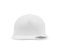 Flexfit Gorra de Camionero de Espuma Unisex, Blanco, Talla única