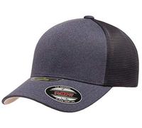 Flexfit Gorra de camionero jaspeada, panel único, marino, Large/X-Large