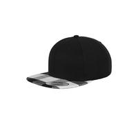 Flexfit Mütze Checked Flanell Peak Snapback Gorro, Unisex Adulto, Negro y Blanco, Talla única