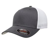 Flexfit Gorra de Malla elástica de Dos Tonos para Hombre - Gris - Talla única