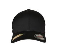 Flexfit Gorra de poliéster Reciclado béisbol, Negro, S-M Unisex Adulto