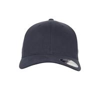 Flexfit Gorra de Sarga cepillada Unisex, Azul Marino, S-M