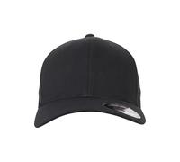 Flexfit Gorra de Sarga cepillada Unisex, Negro, S-M