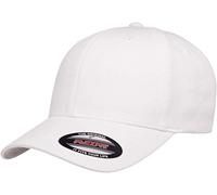 Flexfit - Gorra de Sarga de algodón para Hombre - Blanco - Large/X-Large