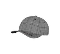 Flexfit Gorra Glen Check Unisex Negro y Blanco Talla Small/Medium