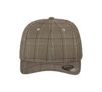 Flexfit Gorra Glen Check, Unisex, Glen Check, Brn/Khaki, Small/Medium