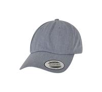 Flexfit Gorra Unisex Perfil bajo de Sarga de algodón Gris Jaspeado Talla única