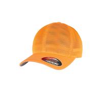 Flexfit Gorra de béisbol Unisex, Naranja neón, S/M