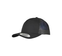 Flexfit Retro Trucker 2-Tone Kappe, Darkgrey/Wht, One Size Gorra de béisbol, Negro, Talla única Unisex Adulto