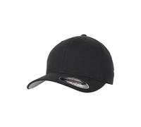 Flexfit Gorra de Sarga cepillada Unisex, Negro, L-XL