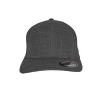 Flexfit Gorra para Hombre, de la Marca Fine Melange Flexfit, Disponible en Muchos Colores Diferentes, Tallas S-M a L-XL, Charcoal, S-M