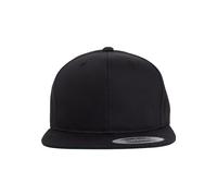 Flexfit Gorra para niños Pro Style de Sarga Snapback Youth Cap para niños y niñas, tamaño J(2-6 años) - B (6-14 años), Negro, 2-6 años