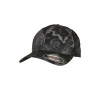 Flexfit Gorra Veil Camo Camuflaje Unisex Poseidon Negro S-M