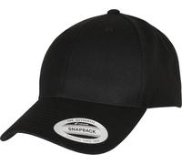 Flexfit Gorra Premium Curved Visor Snapback Cap Negro Einheitsgröße