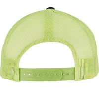 Flexfit Gorra Retro Trucker 2-Tone Carbón/ Neon Verde Einheitsgröße