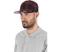 Flexfit Gorra Tartan Plaid Negro/Rojo L/XL