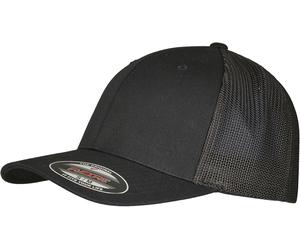 Flexfit Gorra Trucker Malla Reciclada Negra S/M