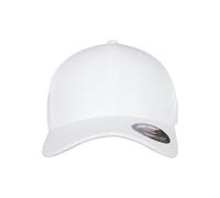 Flexfit Gorra Unisex 3D Hexagon Jersey, para Hombre y Mujer, Tallas S/M - L/XL, Blanco, S-M