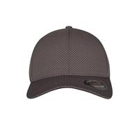 Flexfit Gorra Unisex 3D Hexagon Jersey, para Hombre y Mujer, Tallas S/M - L/XL, Gris Oscuro, L-XL