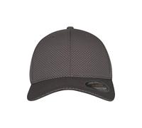 Flexfit Gorra Unisex 3D Hexagon Jersey, para Hombre y Mujer, Tallas S/M - L/XL, Gris Oscuro, S-M