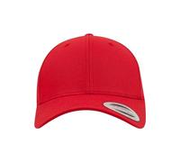 Flexfit Curved Classic Snapback Gorra, Rojo, Talla única Unisex Adulto