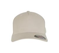 Flexfit Gorra Unisex de 5 Paneles, para Hombre y Mujer, Tallas S/M - L/XL, Beige, S-M