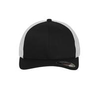 Flexfit Gorra Trucker de malla 2 tonos Negro/Blanco Talla única Unisex