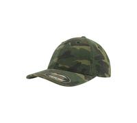 Flexfit Tapa Garment Washed Camo, Green Verde Green Camo Talla:S/M