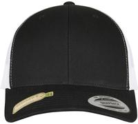 Flexfit Gorra YP CLASSICS RECYCLED RETRO TRUCKER CAP 2-TONE Black/White Einheitsgröße