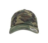 Flexfit Low Profile Washed Gorras, Unisex Adulto, Camo de Madera, Talla única