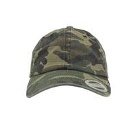 Flexfit Gorra Low Profile Washed Unisex, Camo de Madera, Talla única