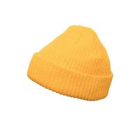 Flexfit Rib Beanie Yupoong Headwear, Dorado, Talla única Unisex Adulto