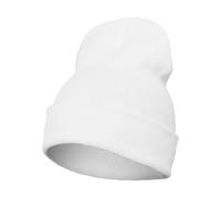 Flexfit - Gorro Largo Pesado, Todo el año, Unisex, Color Blanco, tamaño Talla única