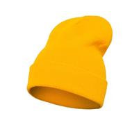 Flexfit - Gorro Largo Pesado, Todo el año, Unisex, Color Dorado, tamaño Talla única