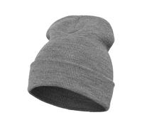 Flexfit - Gorro Largo Pesado, Todo el año, Unisex, Color Gris, tamaño Talla única