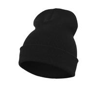 Flexfit - Gorro Largo Pesado, Todo el año, Unisex, Color Negro, tamaño Talla única