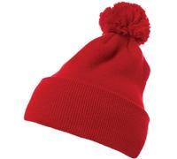 Flexfit Puffed Pom Pom Knit Beanie Einheitsgröße