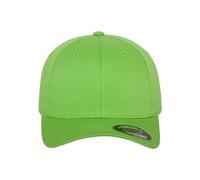Flexfit Gorra de béisbol 6277 Wooly Combed unisex, visera curva, Verde L/XL