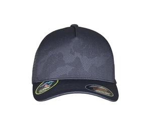 Flexfit Jaquard Camo Cap Gorra de béisbol, Marina, S/M Unisex Adulto