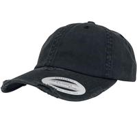 Flexfit Low Profile Destroyed Cap Unisex Gorra Gris Oscuro 100% algodón