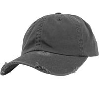 Flexfit Low Profile Destroyed Cap Unisex Gorra Gris Oscuro 100% algodón